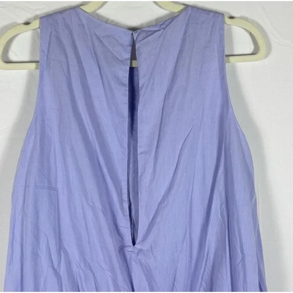 NWOT Zara Soft Blue Mini Romper Dress- S - Picture 10 of 14